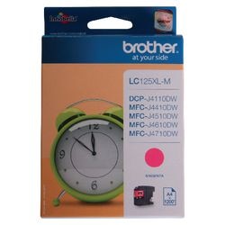 Blækpatron Brother lc125xlm magenta