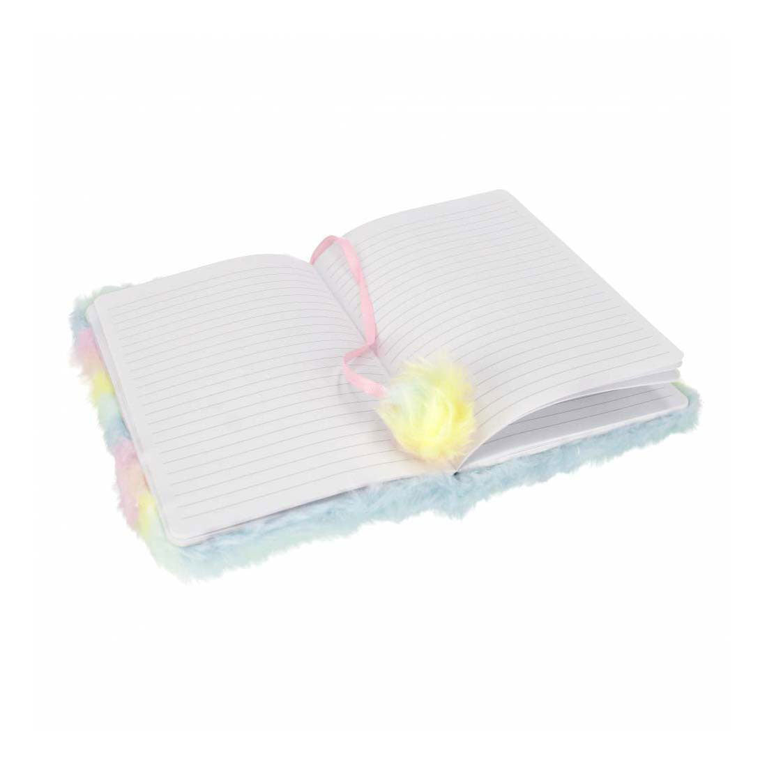 Plys notesbog kanin pastel