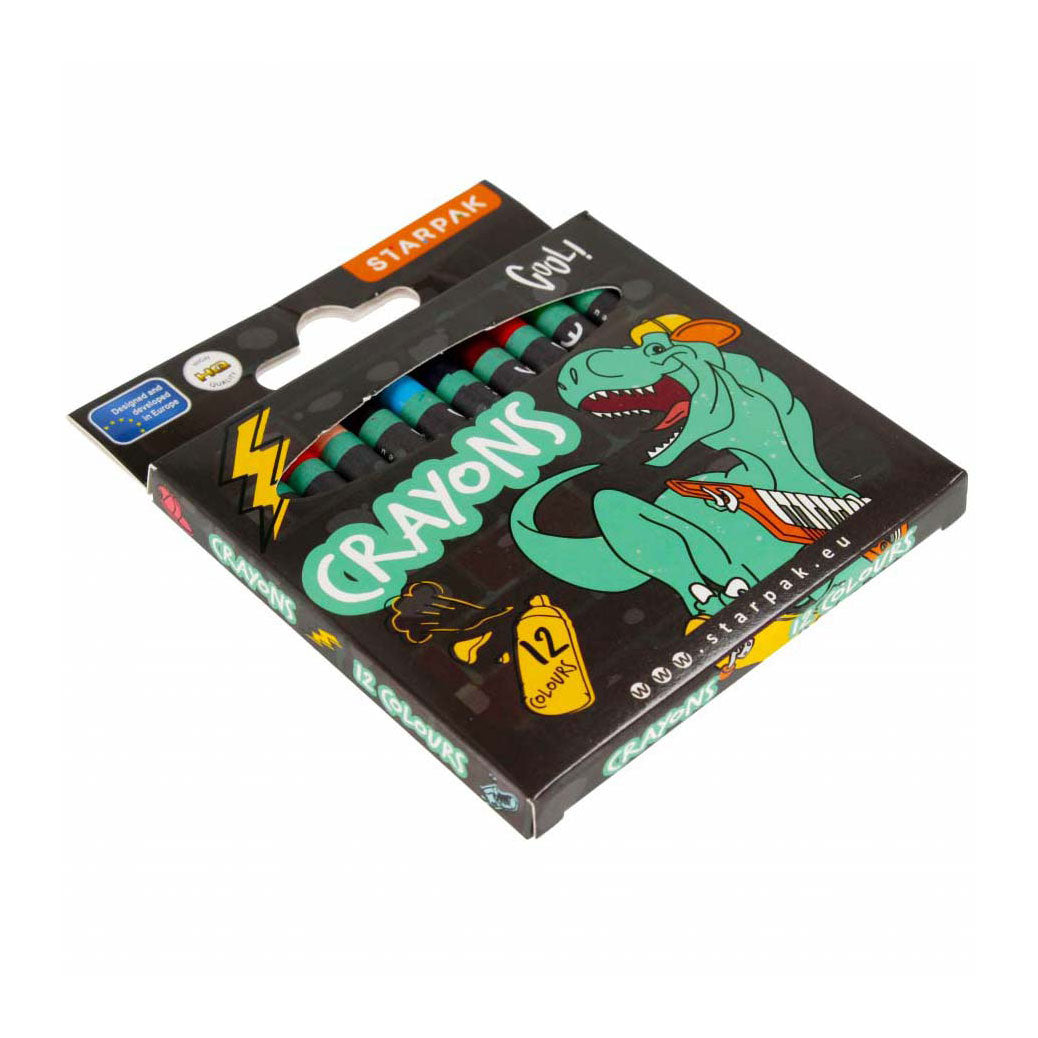Voks farveblyant skate dino, 12 stk.