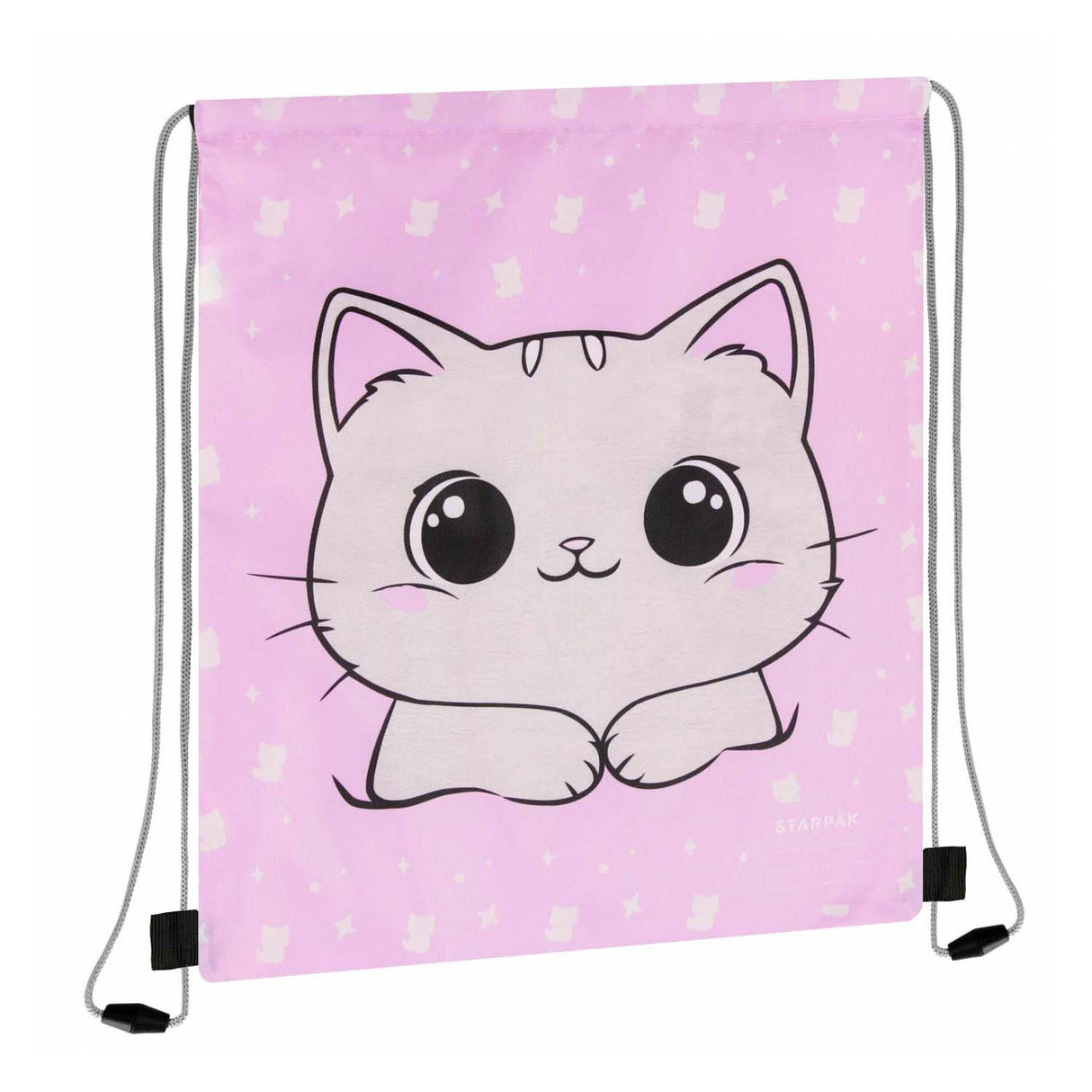 Gymtaske kitty pink