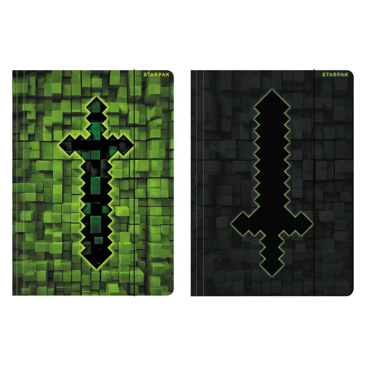 Mappe med elastisk a4 pixel