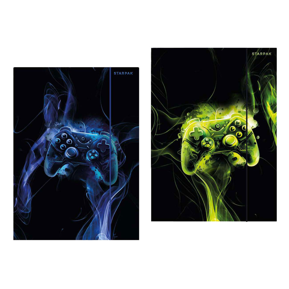 Mappe med elastisk A4 gamer