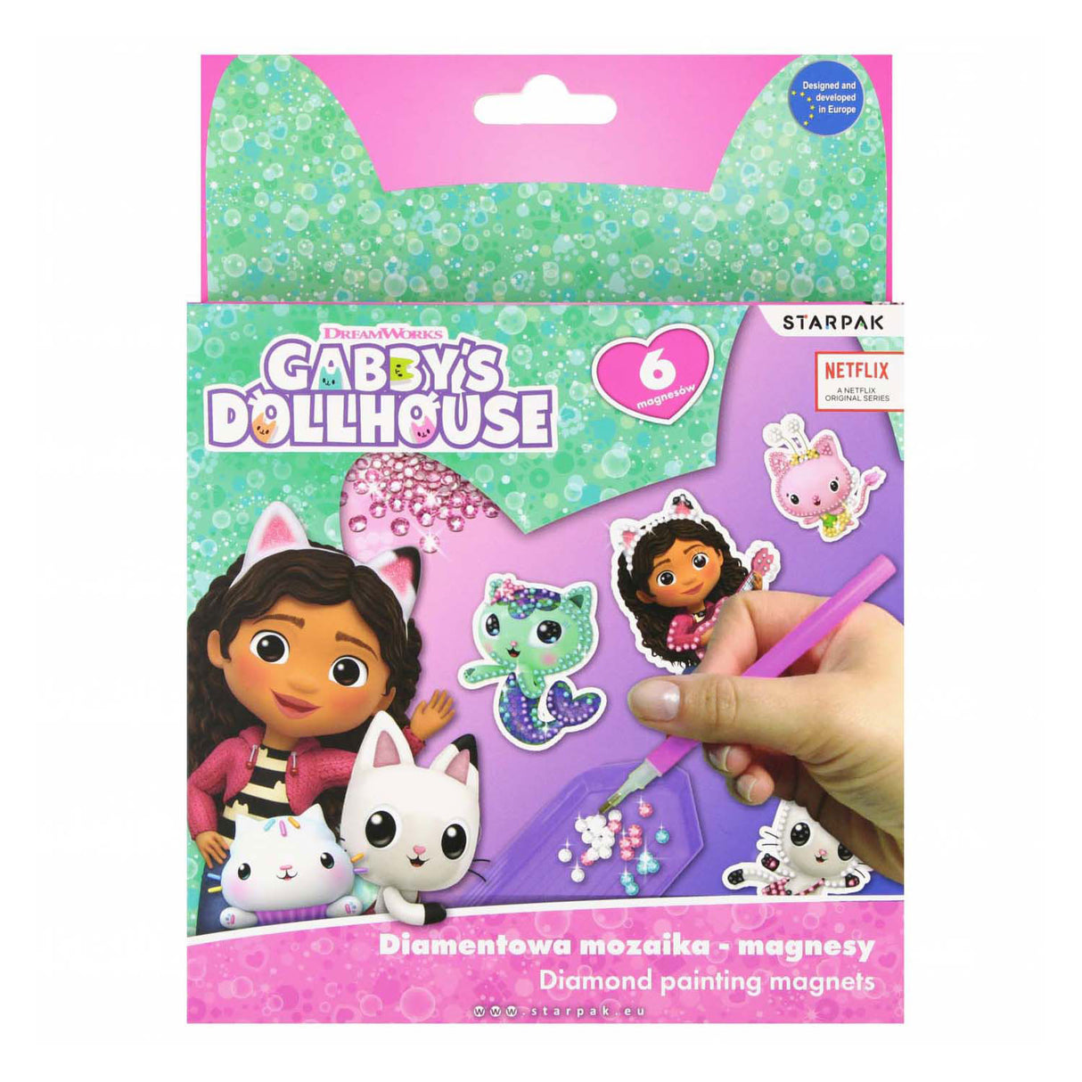 Laver Gabbys dukkehus-diamantmalingsmagneter