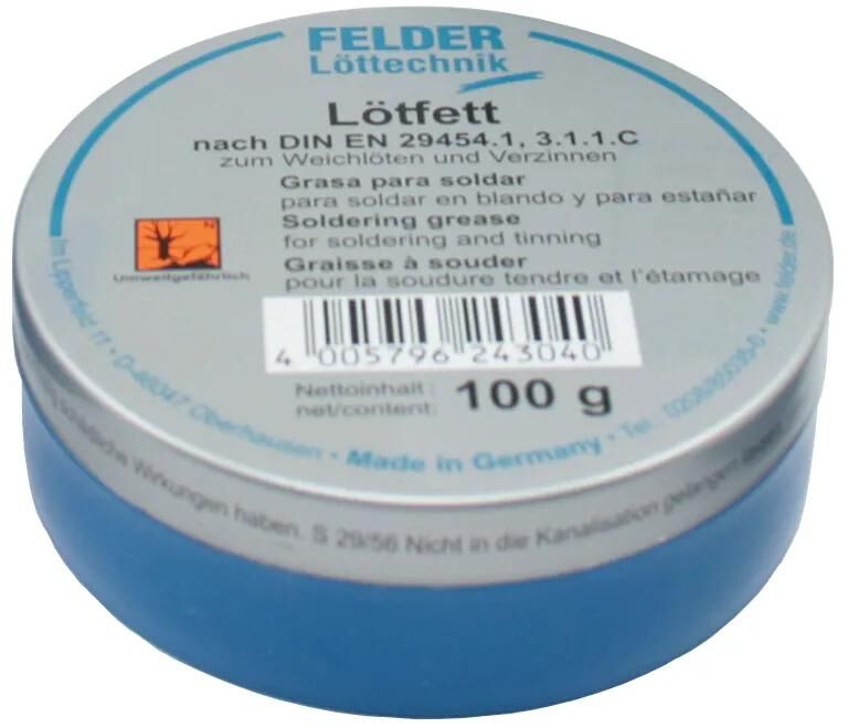 Wks blødt loddefedt f-sw 21 loetfett 100 g dosis