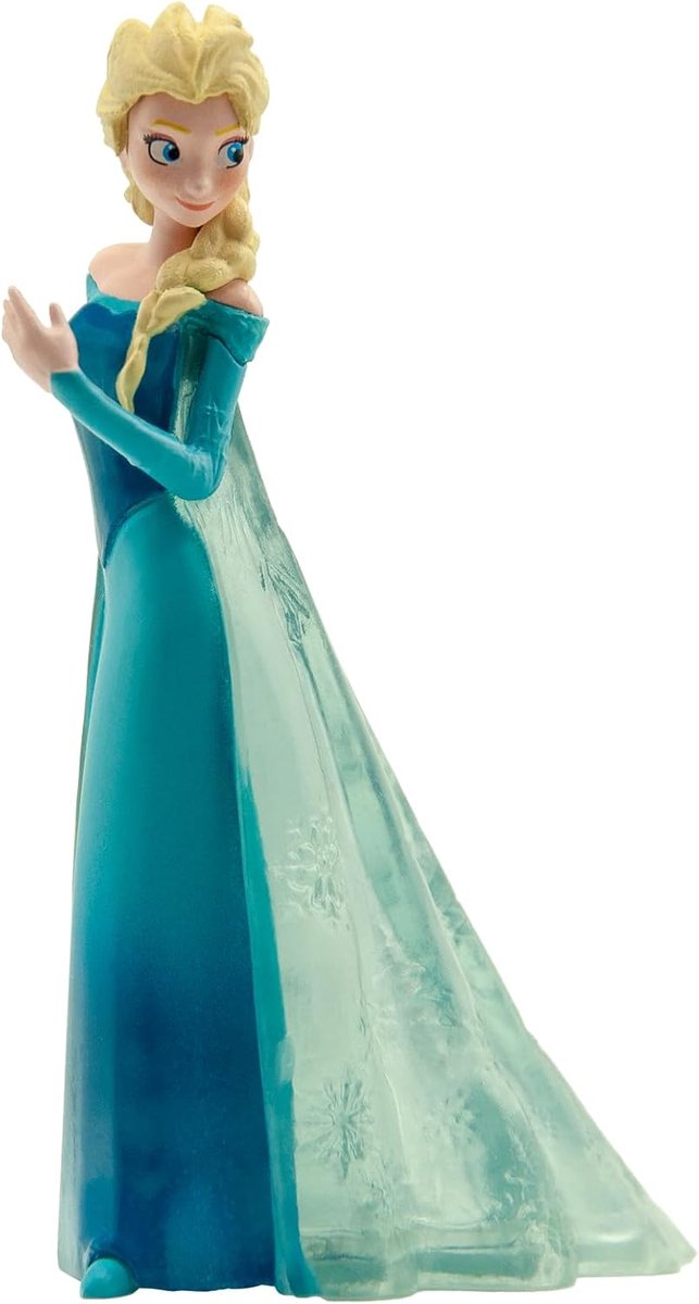 Bullyland 12961 – legefigur og samlerfigur Elsa fra Frozen – ca. 11 cm – naturtro og detaljeret design – ideel som kagefigur og lille gave til børn fra 3 år.
