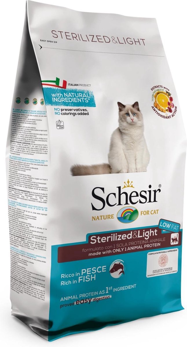 Schesir steriliseret fisk - kattefoder - 10 kg