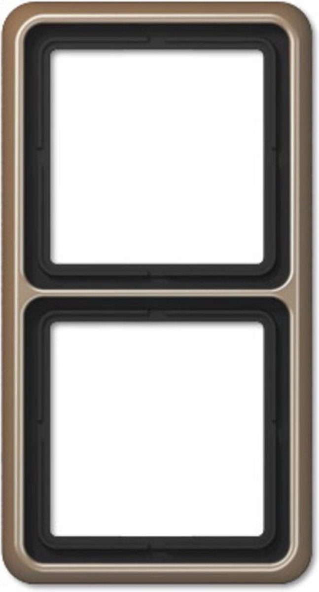 Jung CD582GB dækramme 2x bronze 1 stk.