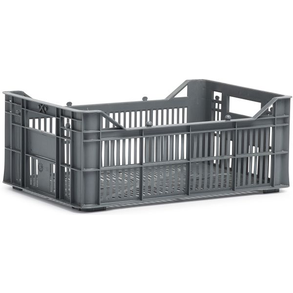 Urban Proof Bicycle Crate Helsinki Plastic 7L Axle Gray 30x20x11 cm