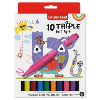Bruynzeel tredobbelt tusch 10 stk