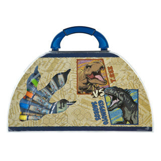 Umærket sans marque farve etui jurrasic world, 51 stk.