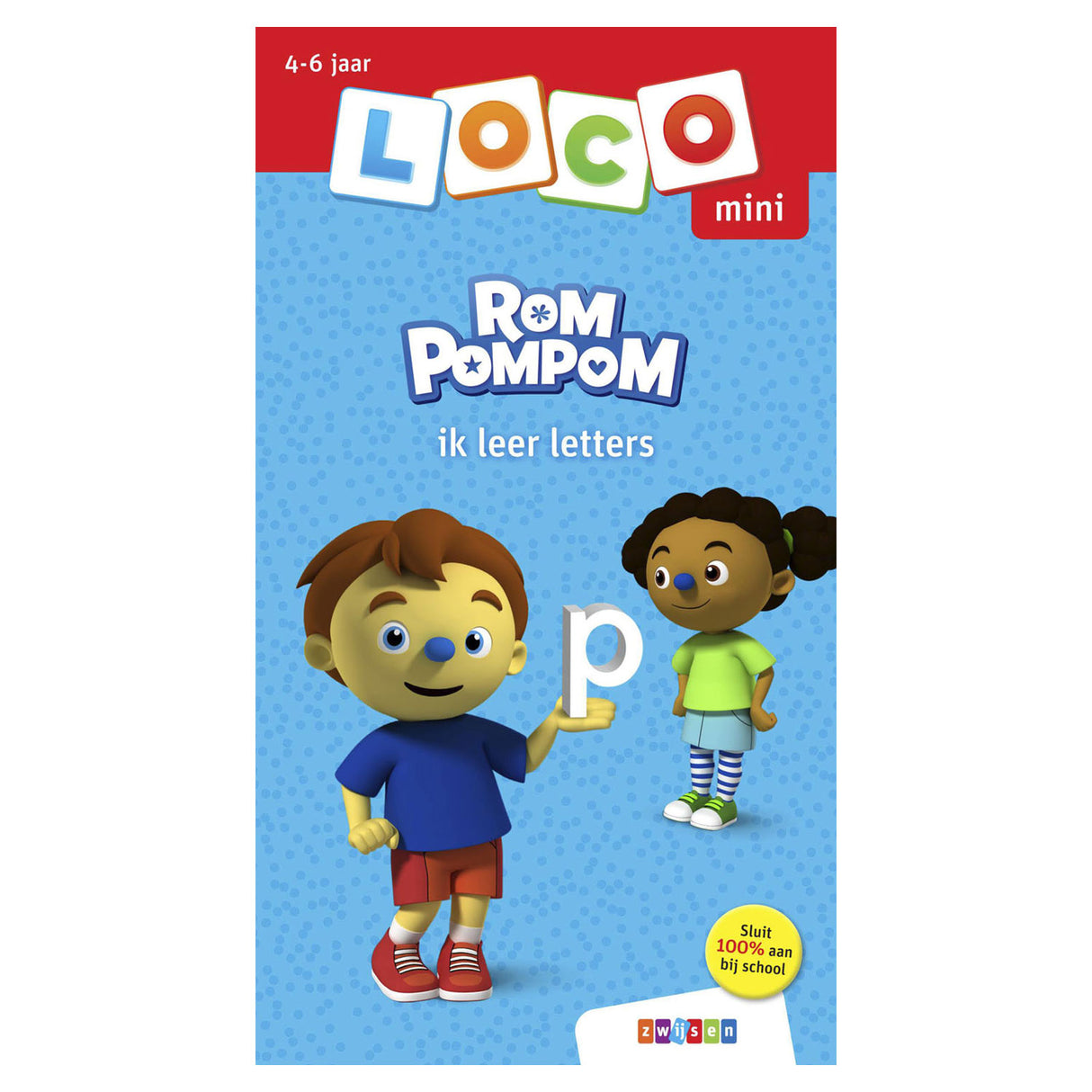 WPG UITGEVERS MINI LOCO - ROMPOMM Jeg lærer breve (4-6 år gammel)