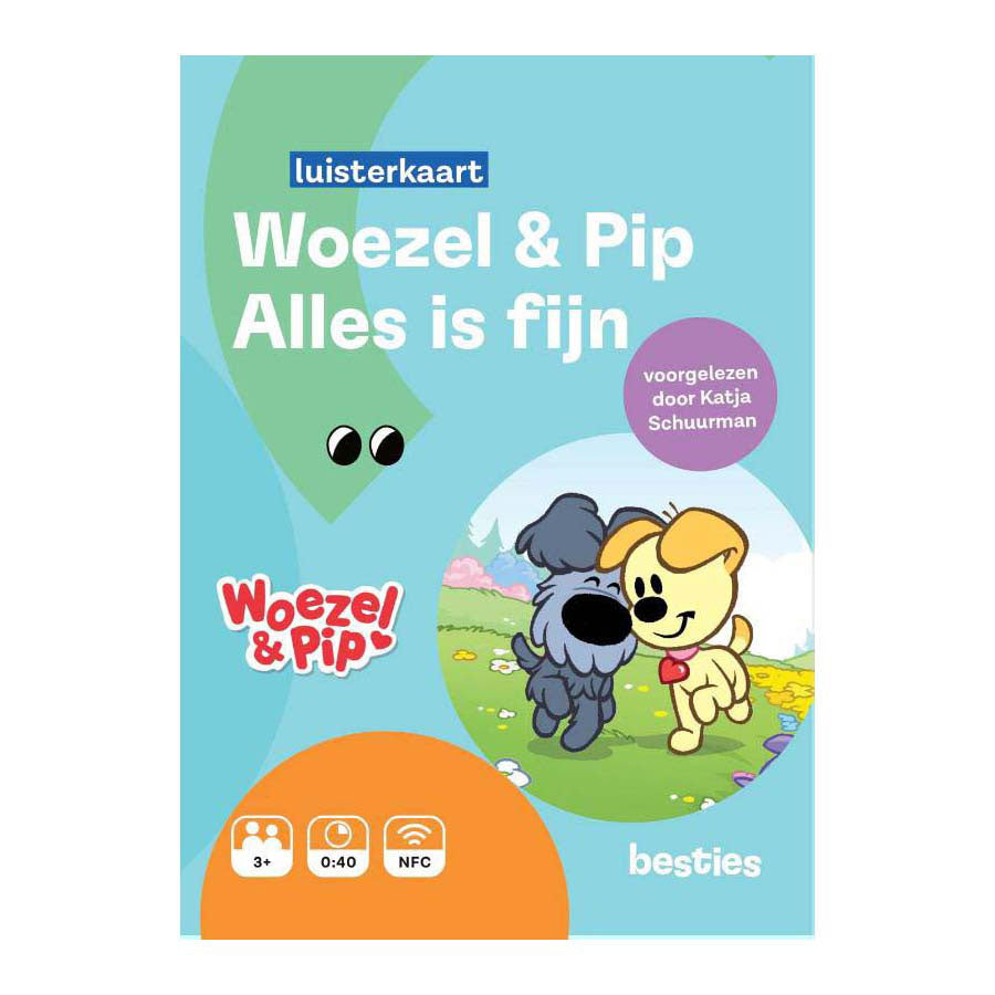 Central Book House Woezel og Pip Everything is Fine lyttekort