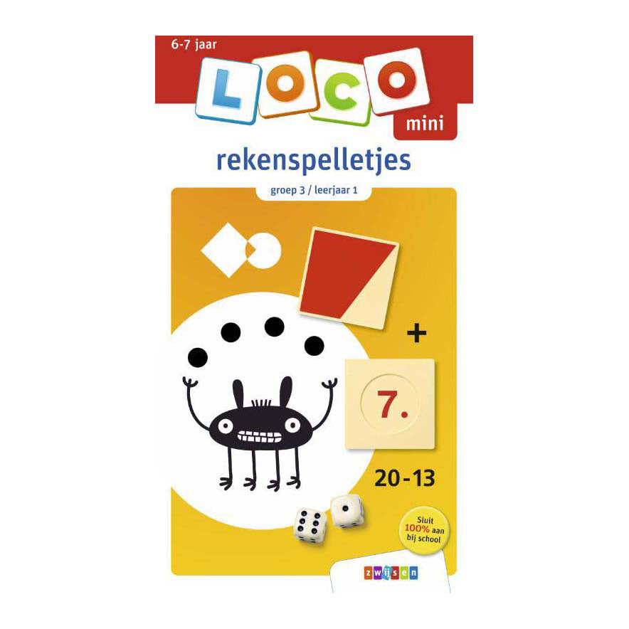 Loco øvelseshæfte mini matematik spil