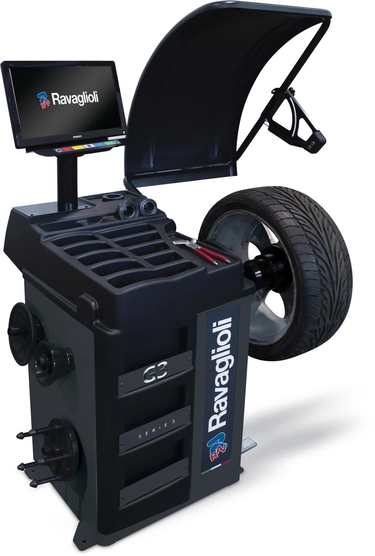 Ravaglioli hjulbalanceringsenhed gp3.150 vaskemaskine gp3.150wsplus