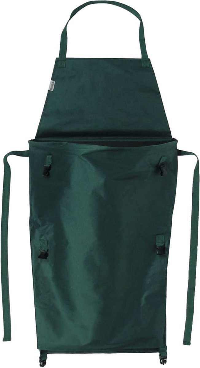 Natur - haveforklæde - med foldbar lomme - 130 x 55cm - grøn