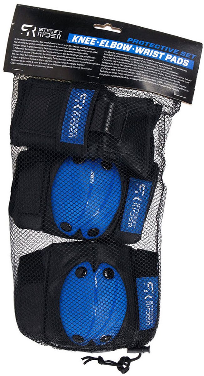 Street Rider Protective Set S - Blue, 6dlg.
