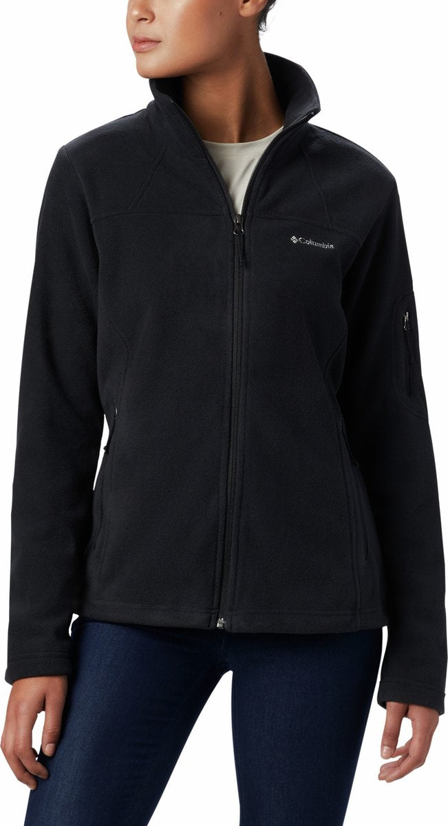 Columbia fast trek™ ii jakke fleecevest - fleecevest til kvinder - udendørs vest - sort - str. xs