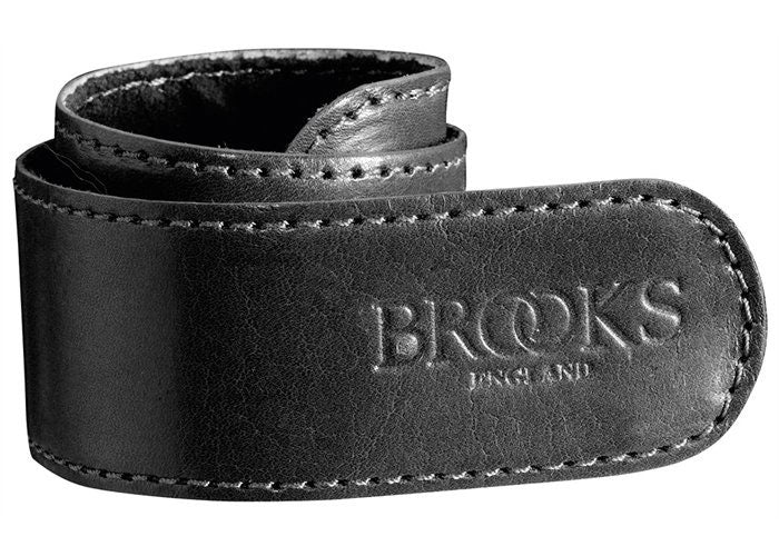 Brooks Broekklem læder sort