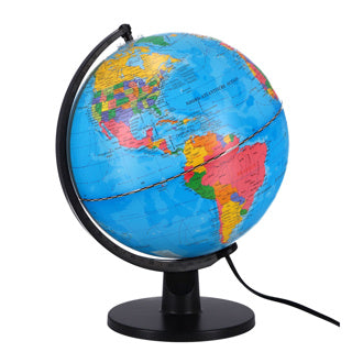 Basic globus med LED lys hollandsk 25 cm