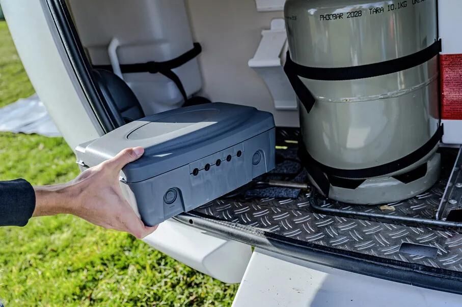 Brennerstuhl wetterschutzbox vejrbeskyttelse boks brændende stol