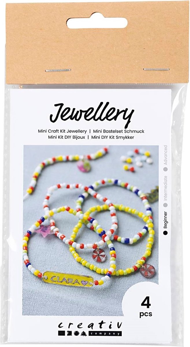 Creativ Company Mini Hobbyset smykker krympe film armbånd gul