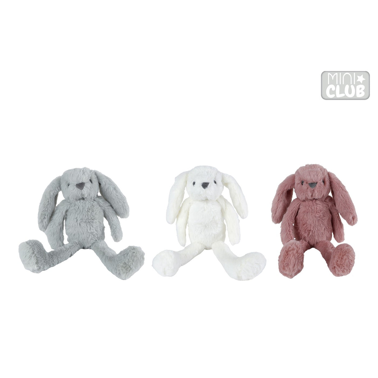 Miniklub plys kanin 3ass 30cm