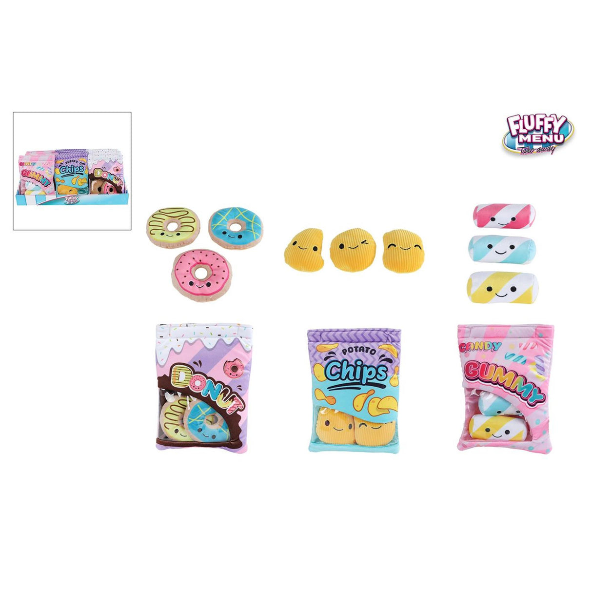 Fluffy menu snackposer plys 21cm