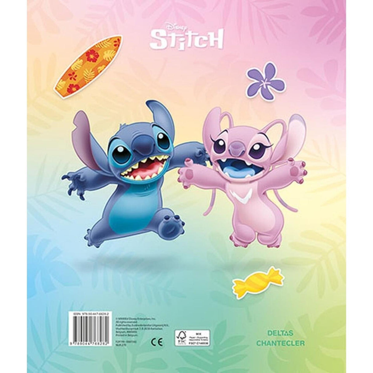 Deltas disney stitch klistermærke bog parade