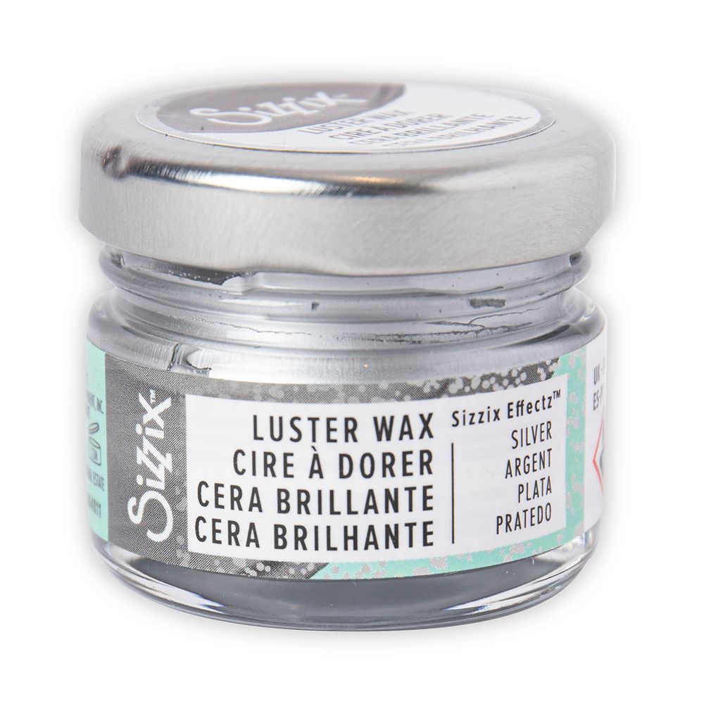 Sizzix • effectz glansvoks sølv 20ml