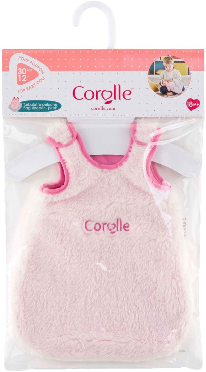 Corolle plys sovepose til dukker, 30cm