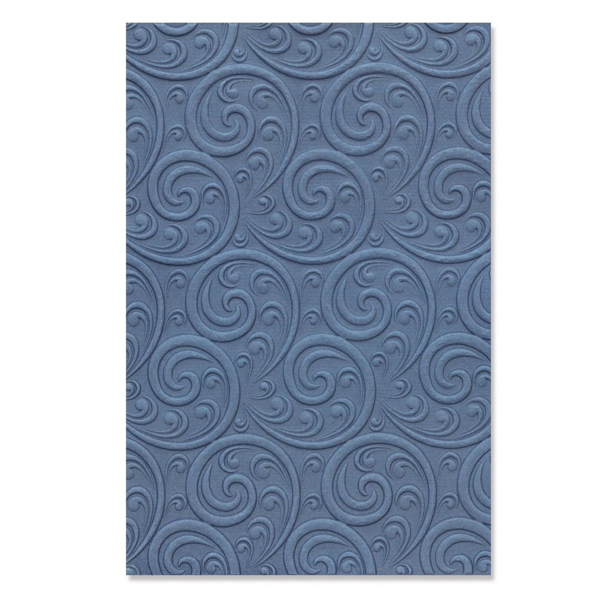 Sizzix • 3-d teksturerede aftryk prægning af mappe ornamental spiral