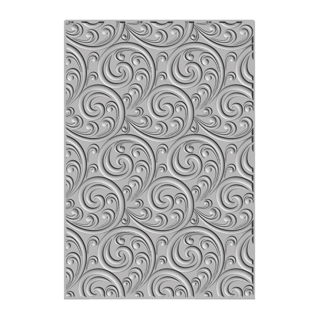 Sizzix • 3-d teksturerede aftryk prægning af mappe ornamental spiral