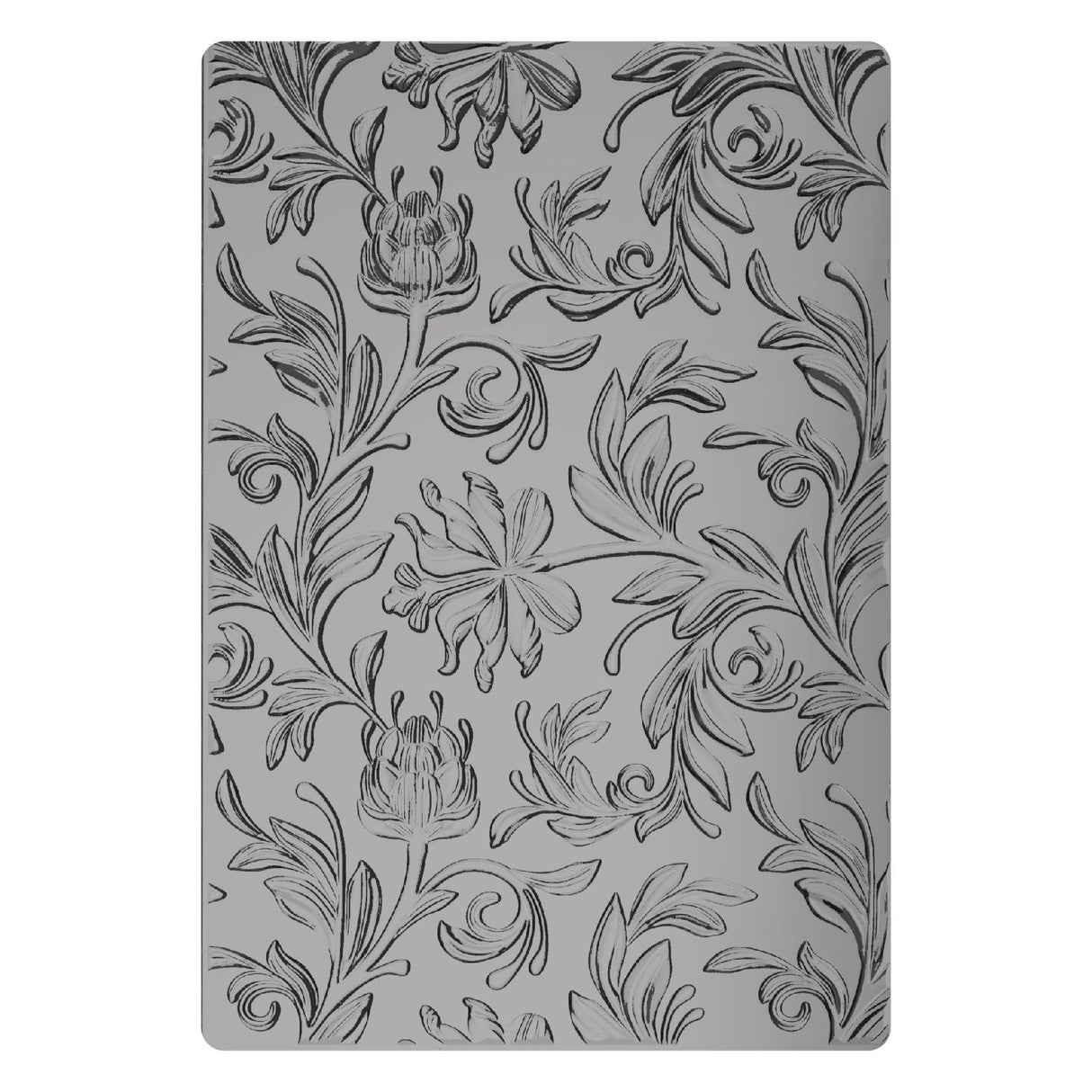 Sizzix • 3-d tekstur falmer prægningsmappe botanisk stor a5 af tim holtz
