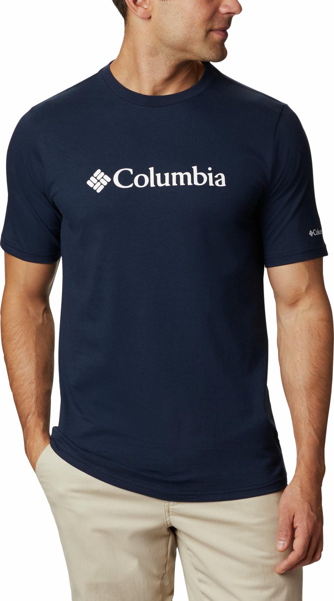 Columbia csc basic logo kortærmet - collegiate navy - herrer - str. m