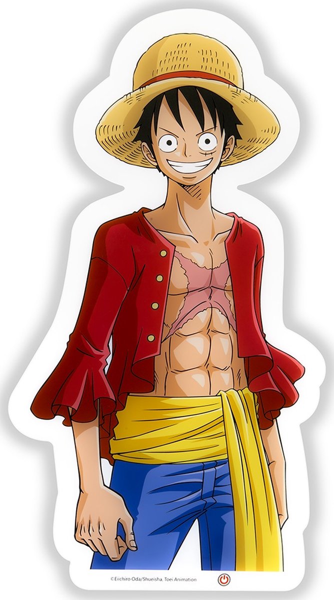 Teknofun luffy - væglampe - neon luffy