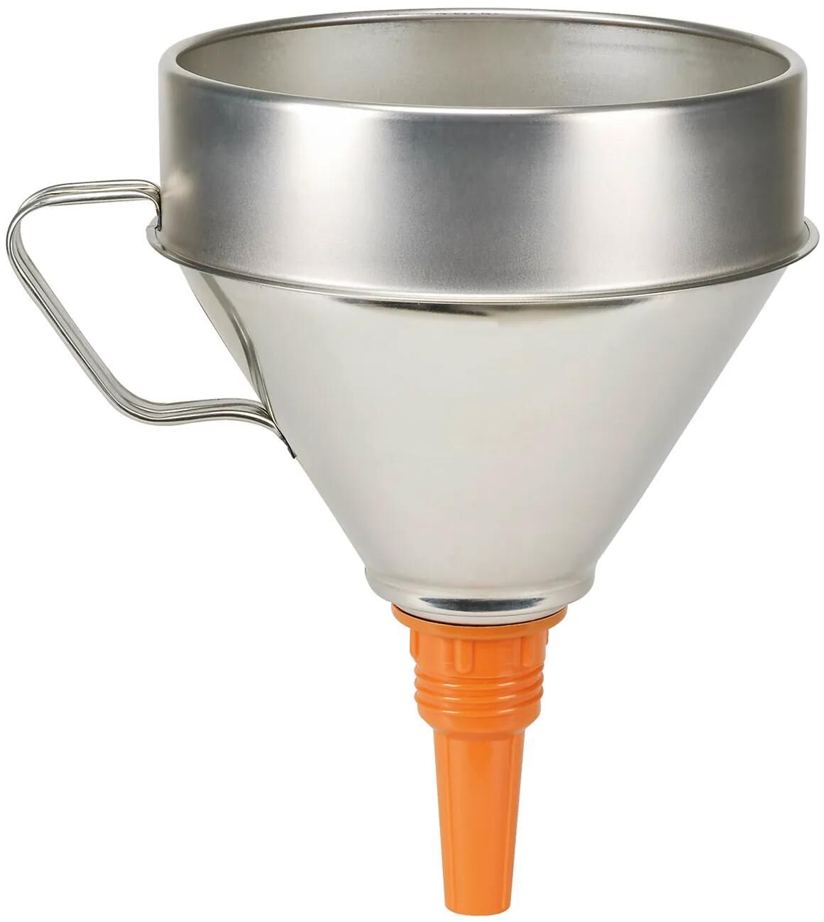 Pressol trichter pladetragt 200 mm blik m.sigte