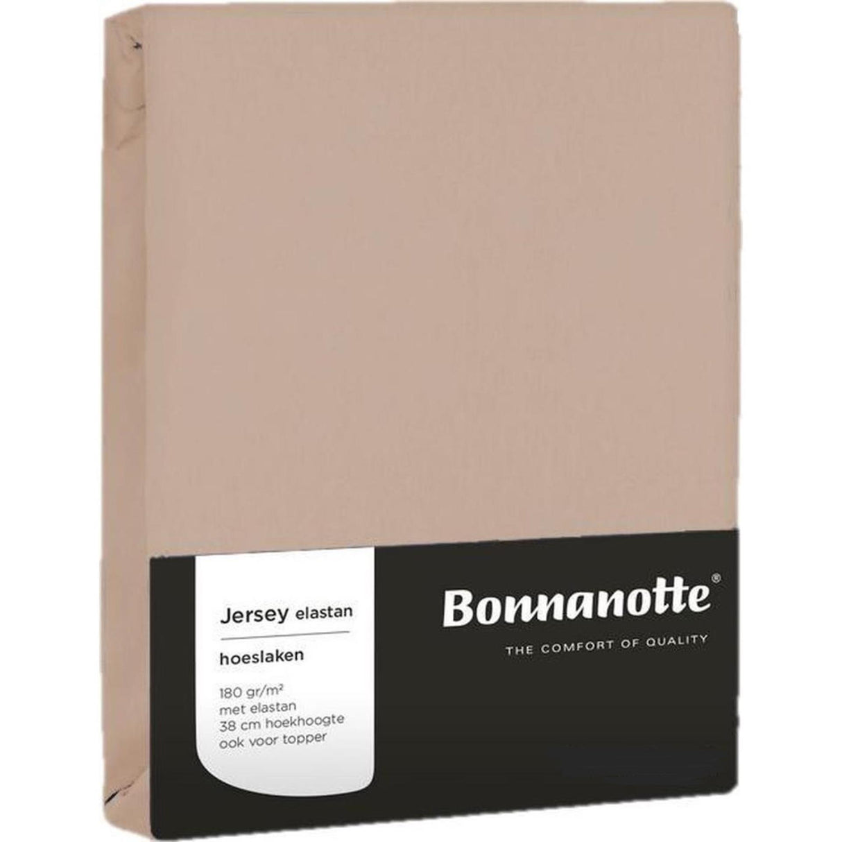 Bonnanotte pasform jersey elastan beige 90x200cm
