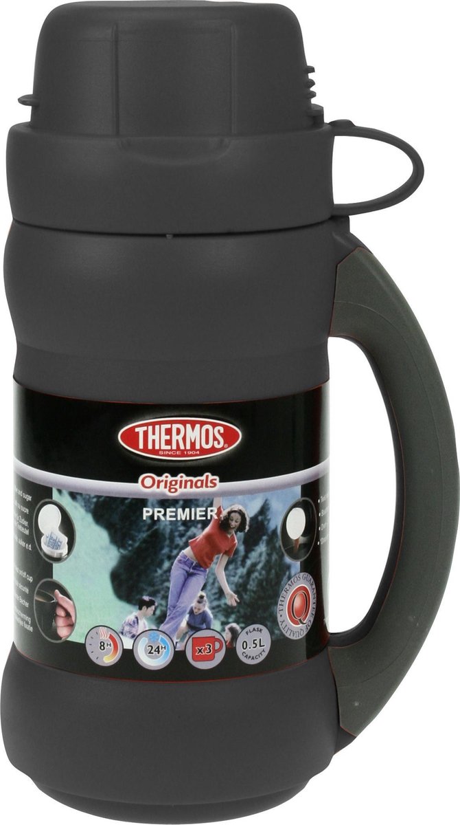 Thermos premier isoleret flaske - 0l5 - sort