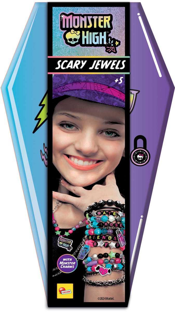 Lisciani monster high skræmmende juveler display 12