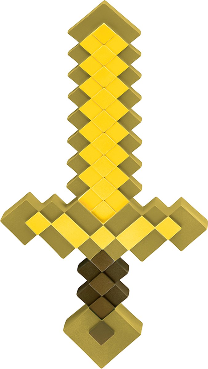 Forklædning minecraft (mojang), minecraft guldsværd, størrelse ingen størrelse, gutter