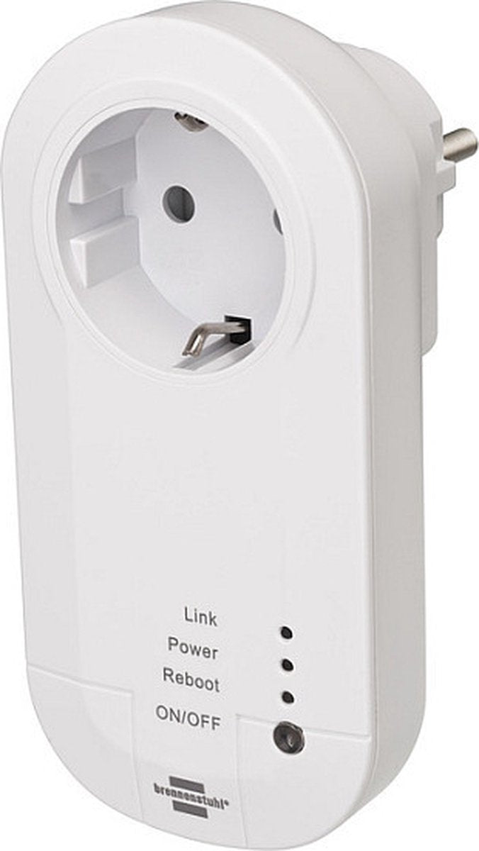 Brennerstuhl â®connect smart-stik med 433 MHz-sender WA 3600 LRF01 433 (smartstik 2,4 GHz kompatibel med Alexa, Google Assistant og selvlærende â® 433 MHz-enheder)