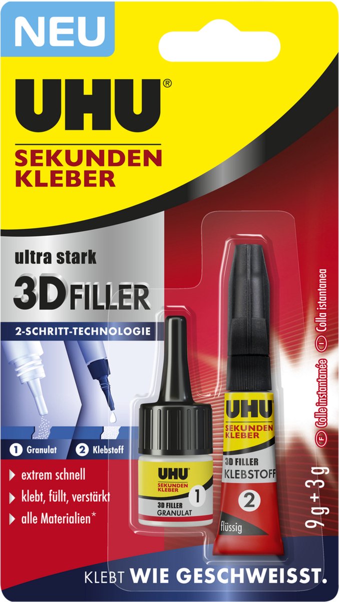 Uhu 350431, flydende, 11 ml, 10 °c