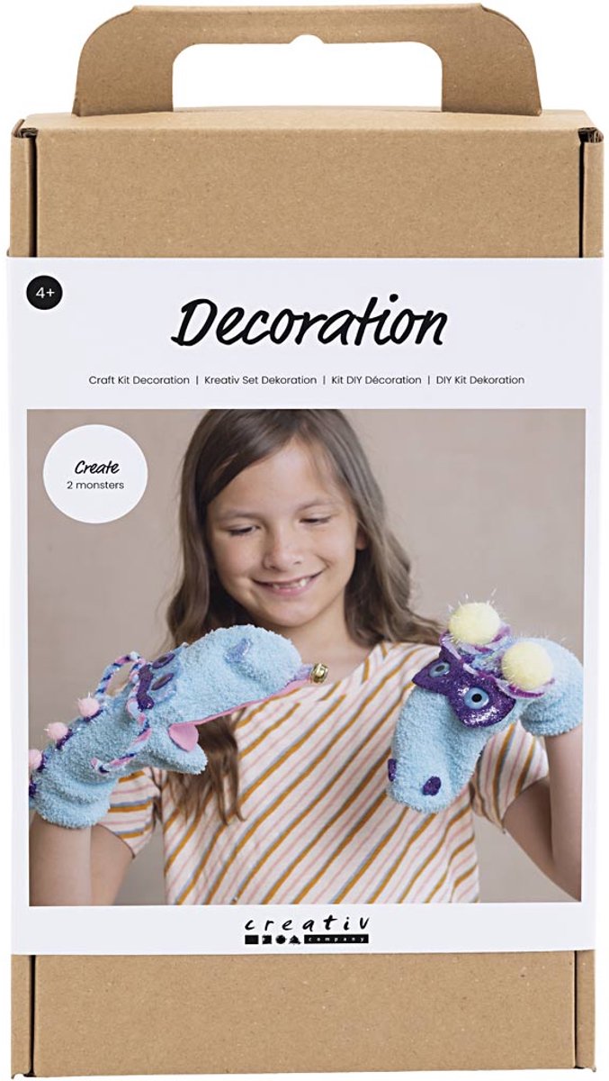 Creativ virksomhed https: www.cchobby.nl hobbyset-decoration-socksmonster-diverse-colors-1-box