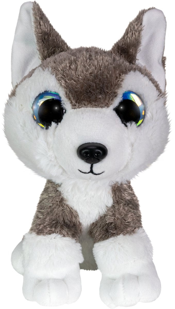 Lumo stars plys kæletøj wolf wolfgang 15cm - blødt kæletøj.