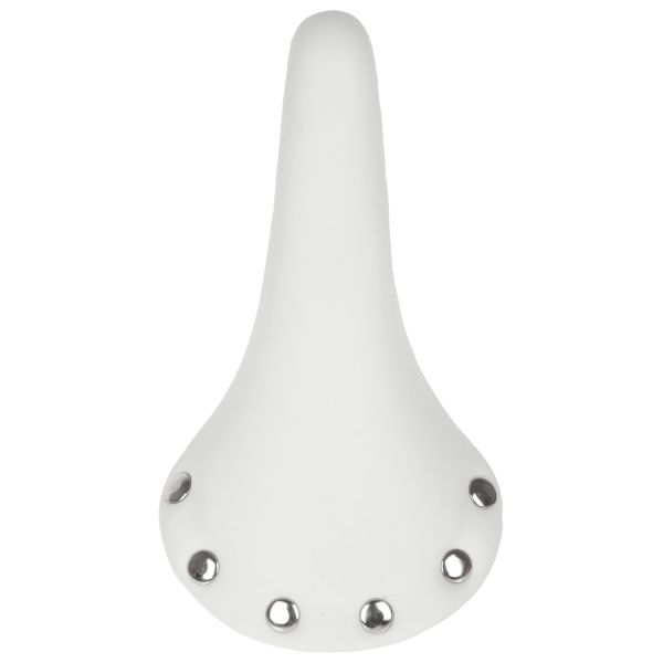 M-wave cykelsadel fixie race - hvid