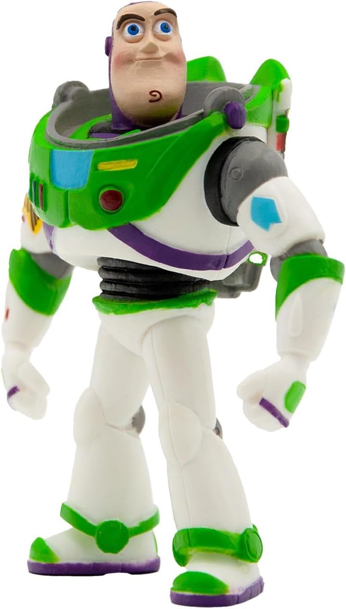 Bullyland 12760 – Disney Pixar Toy Story figur med buzz lysår – naturtro og detaljeret design – ideel som kagefigur, samlerobjekt eller cool gave til børn fra 3 år og ældre