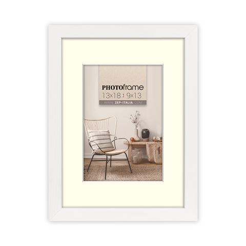 Zep fotoramme v4554w malmo hvid 30x40 40x50 cm