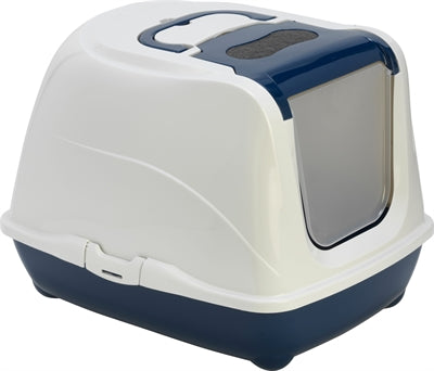 Moderna Litter Box Flip Cat Jumbo mørkeblå