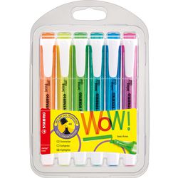 Stabilo swing cool - highlighter - sæt med 6 stk
