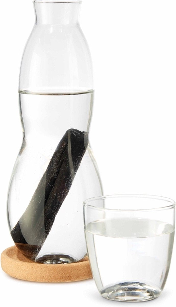 Black blum black+blum personlig vandkaraffel med filter og glas - 800ml